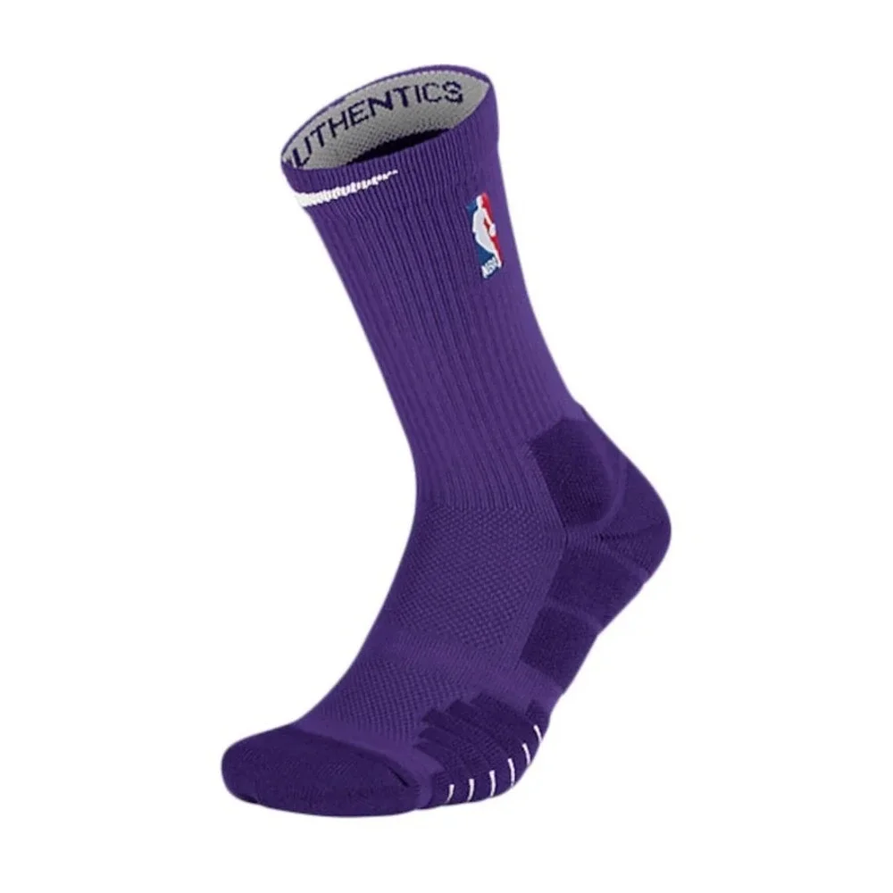 Nike Men's NBA Purple Elite Quick Crew Socks - Men 15-18 XXL (1 pair)